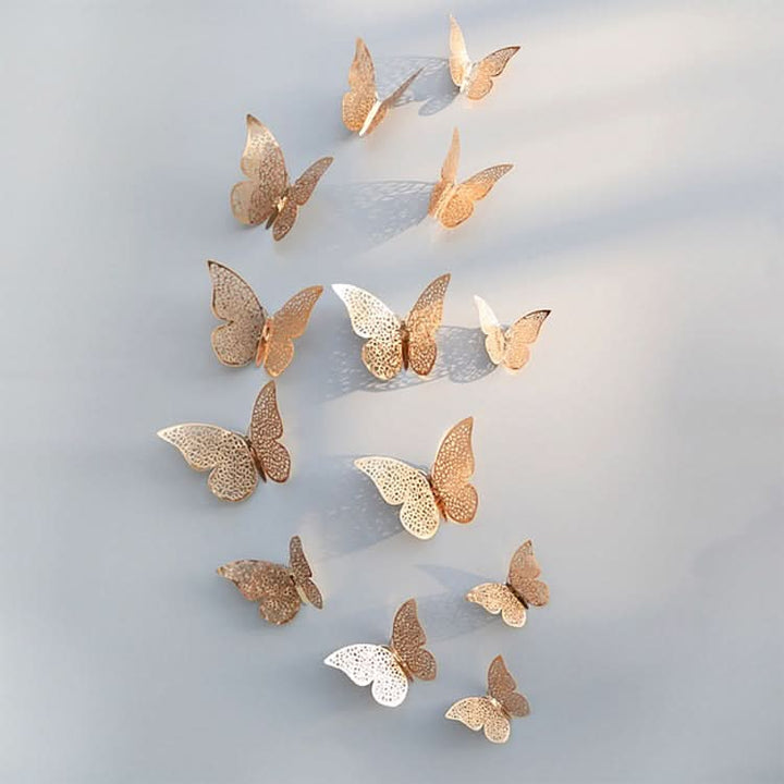 Lisslune | 3D Butterfly Wall Stickers for Wedding and Home Decor