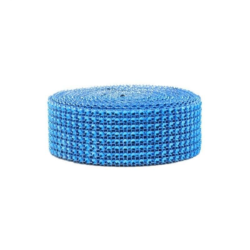 Lisslune | Radiant Rhinestone Mesh Ribbon for Luxurious Craft Creations