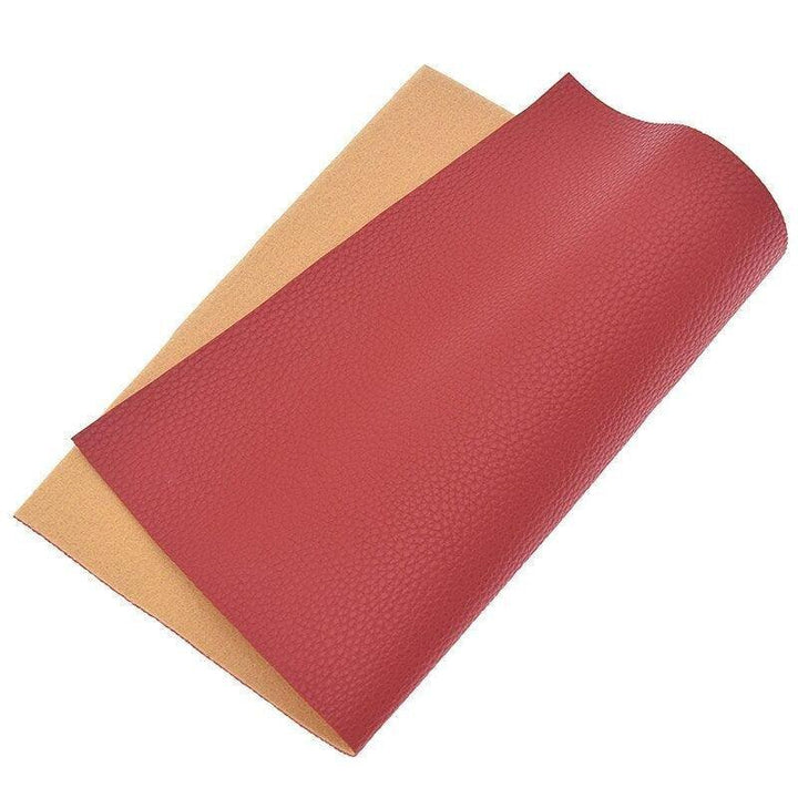 Lisslune | Litchi Textured PVC Craft Sheet: Stylish Faux Leather for innovative DIY creations