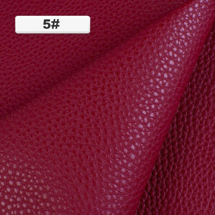Lisslune | Luxurious Lychee Road Synthetic Leather Fabric - Premium DIY Sewing Material for Elegance and Style