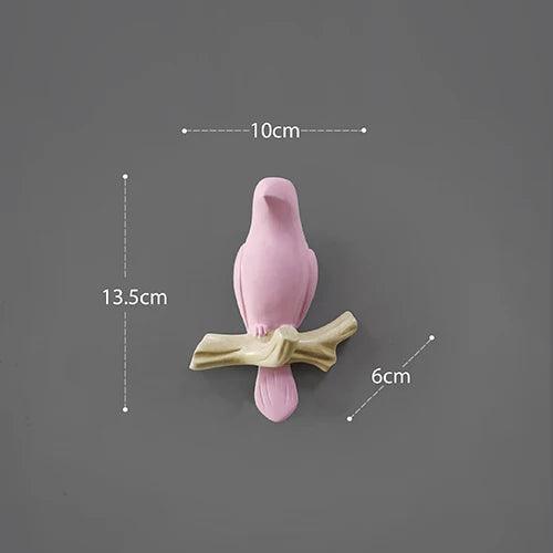 Lisslune | Chic bird-inspired resin wall hook: A combination of style and functionality