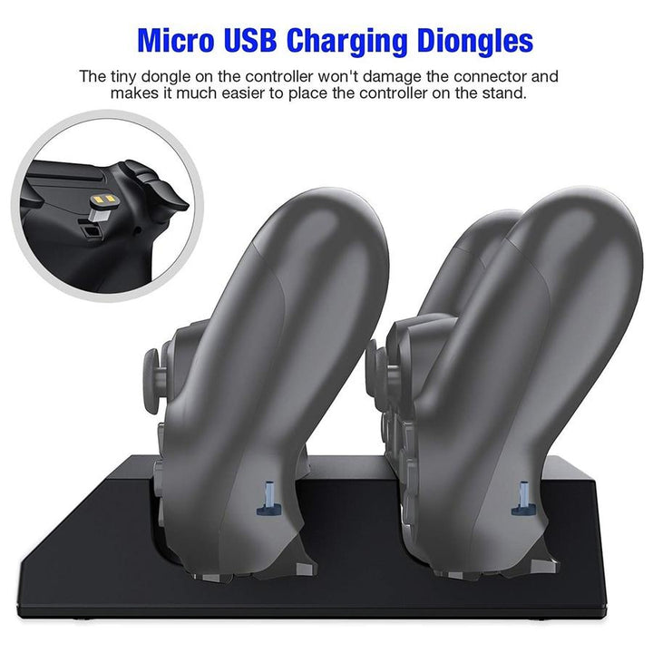 Lisslune | PS4 Charging Dock - Two Controller PS4 Charging Dock