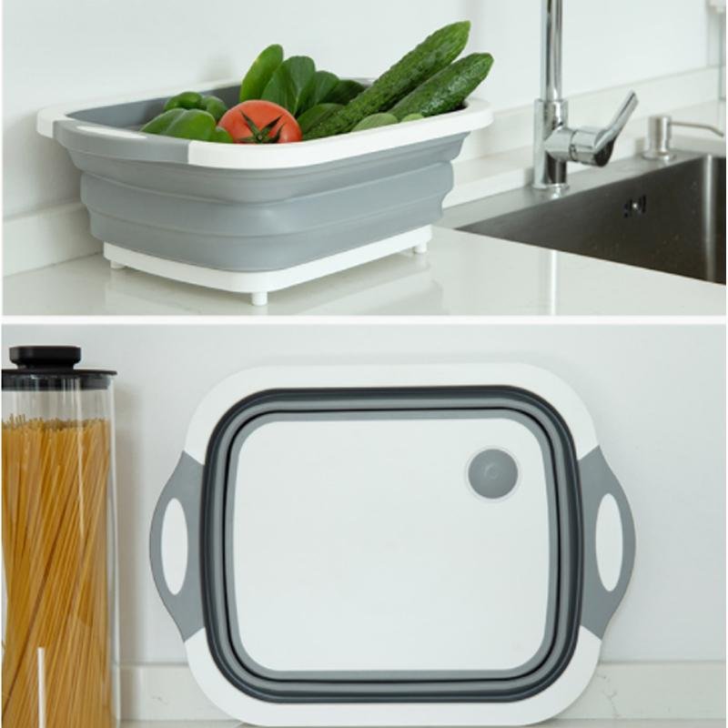 Lisslune | 2-in-1 Wash Box with Outlet & Cutting Board