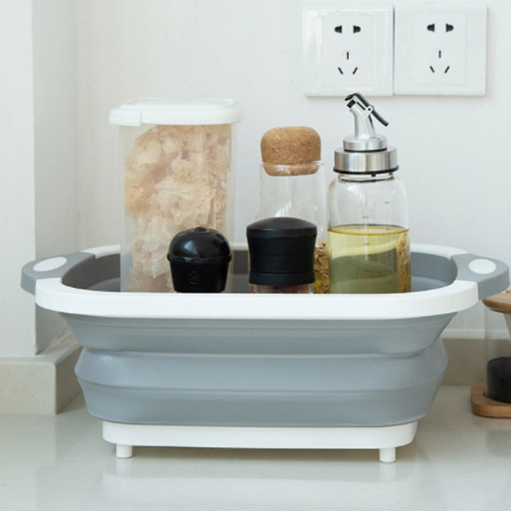 Lisslune | 2-in-1 Wash Box with Outlet & Cutting Board