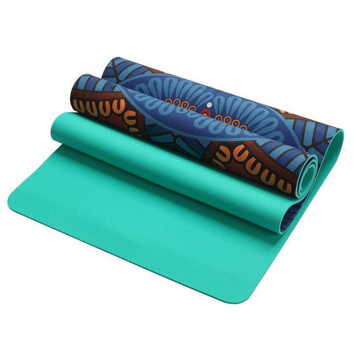Lisslune | Elegant Sea Princess Customized Yoga Mat for a Luxury Practice