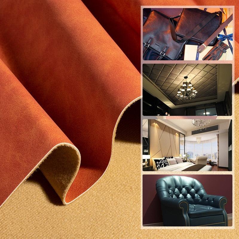 Lisslune | Luxurious lambskin PU leather fabric: Transform your crafting projects with style