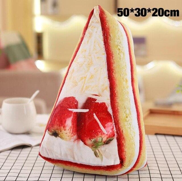 Lisslune | Cheerful 3D Culinary Theme Plush Cushions for Cozy Relaxation