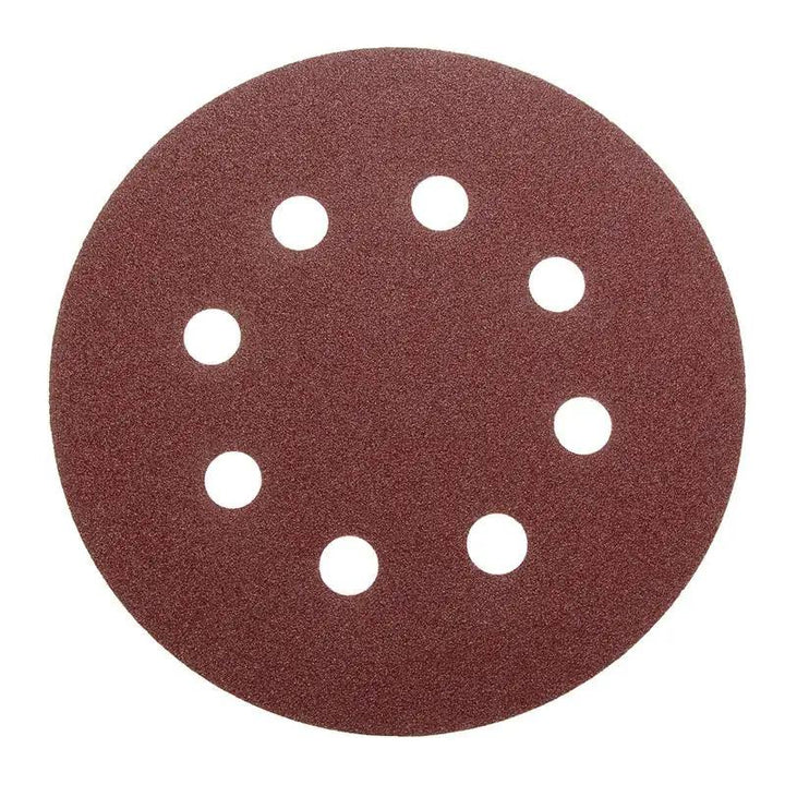 Lisslune | 125mm Premium Sanding Disc Set - 100 mixed grits with 8-hole design for polishing and buffing