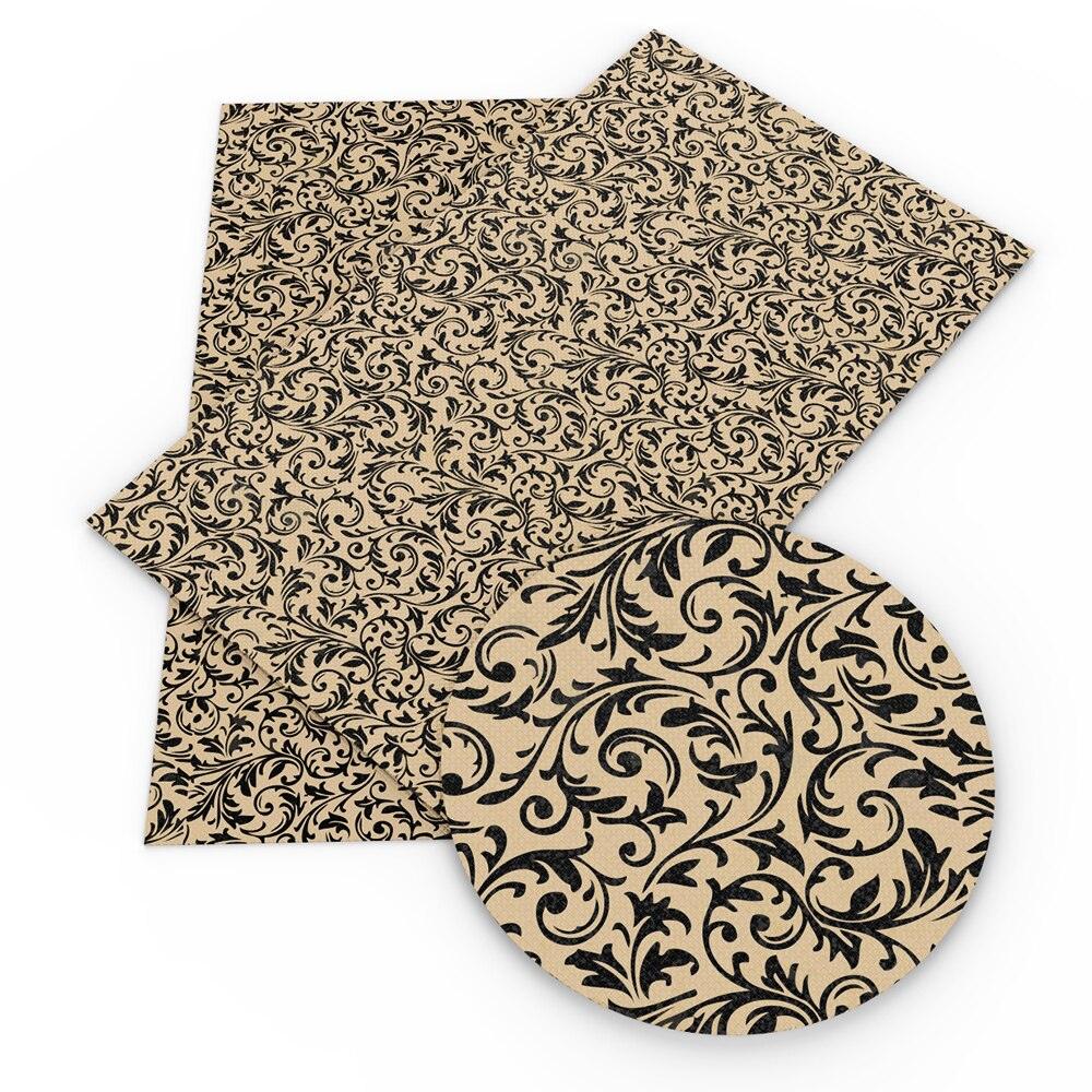 Lisslune | Elevate your DIY creations with luxury floral synthetic leather fabric