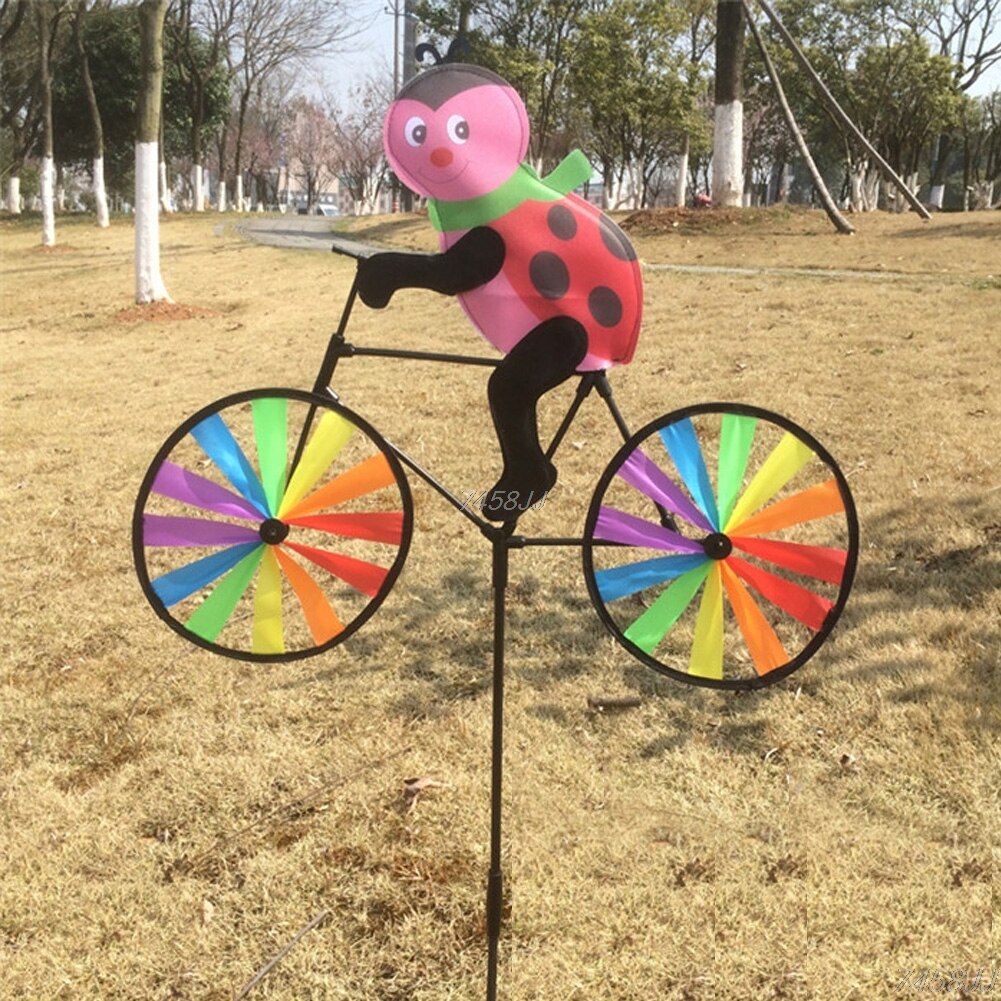 Lisslune | Animal Bicycle Wind Spinner: Outdoor Decoration