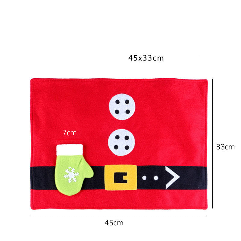 Lisslune | Ho-Ho-Ho Santa Table Mats