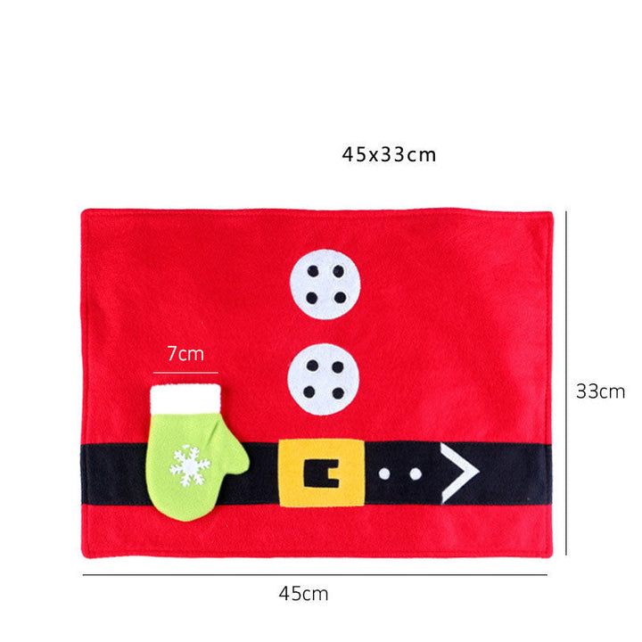 Lisslune | Ho-Ho-Ho Santa Table Mats