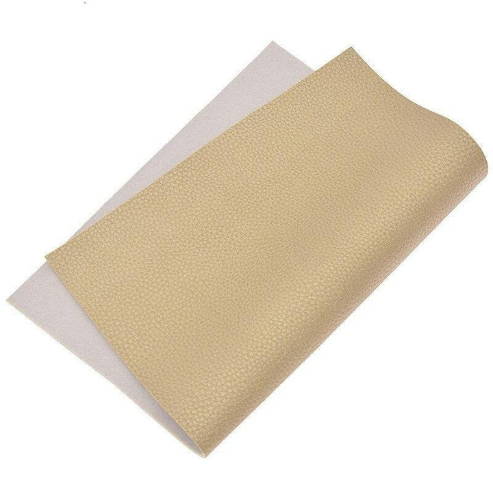 Lisslune | Litchi Textured PVC Craft Sheet: Stylish Faux Leather for innovative DIY creations