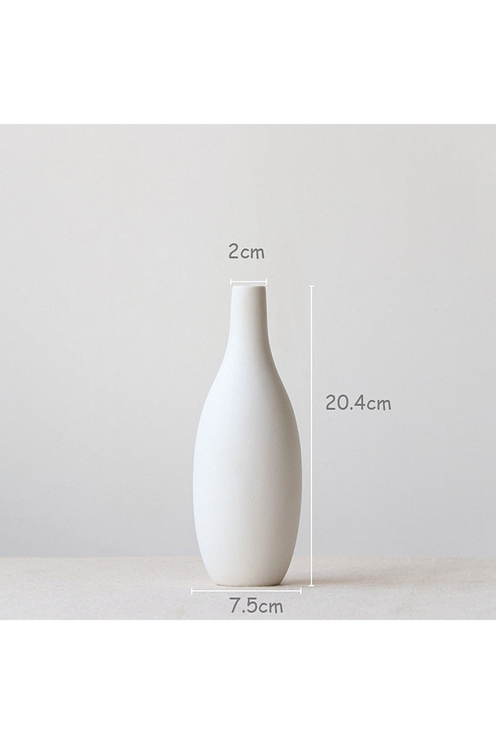 Lisslune | Chic White Vase
