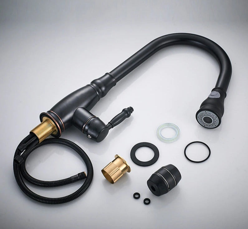 Lisslune | Ashby - Retractable kitchen faucet