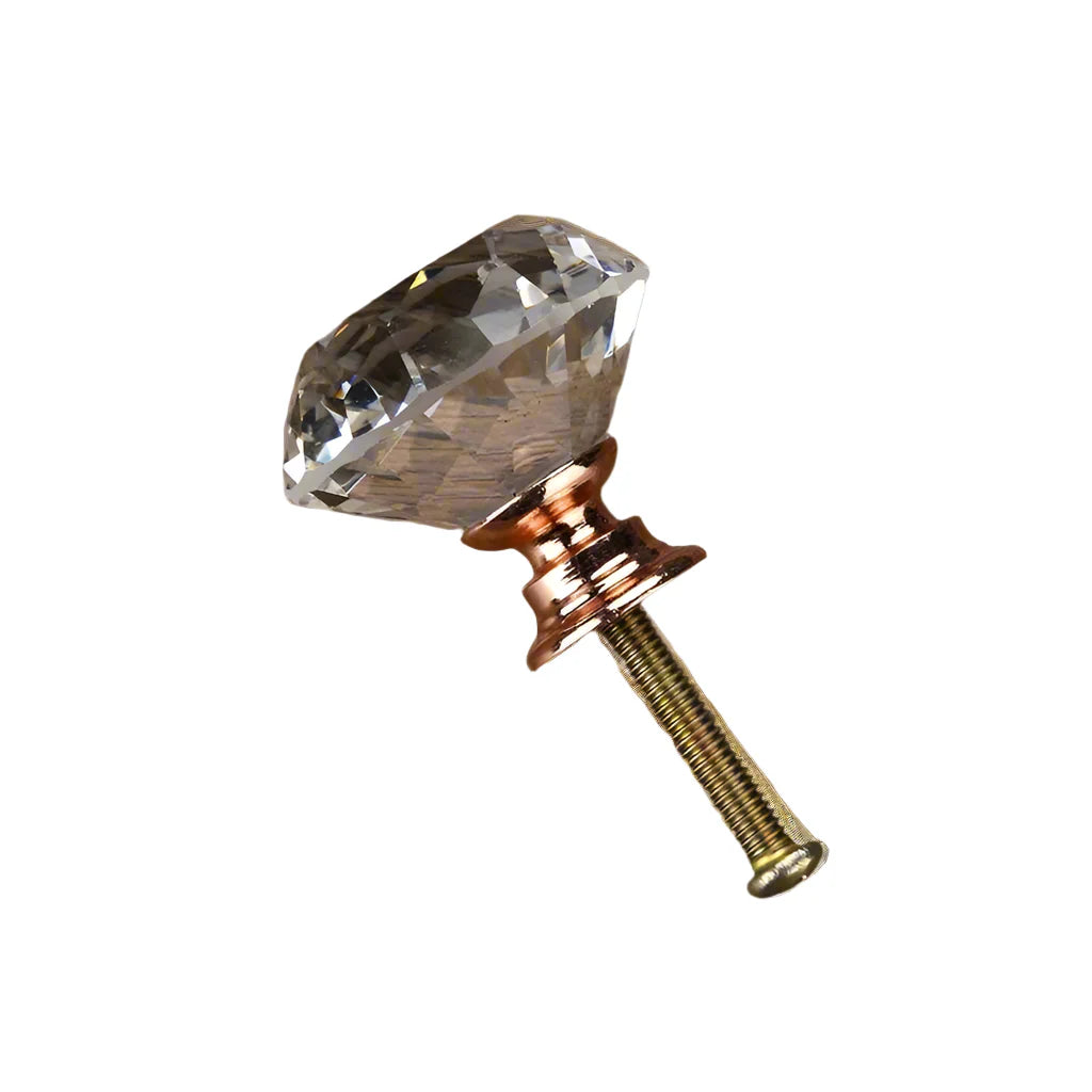 Lisslune | Glamorous Rainbow Crystal Glass Cabinet Knobs for Elegant Home Style