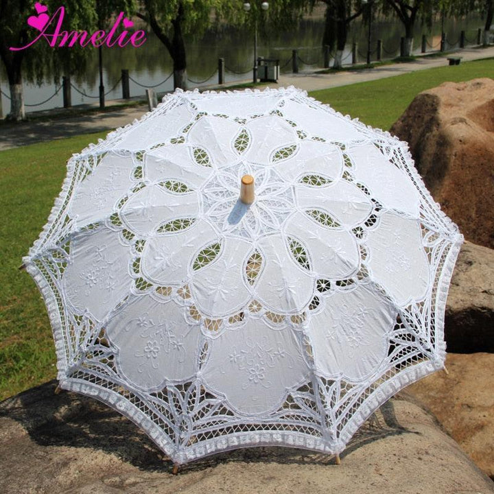 Lisslune | Chic Victorian Lace Sunshade: Timeless Elegance for Events and Photography