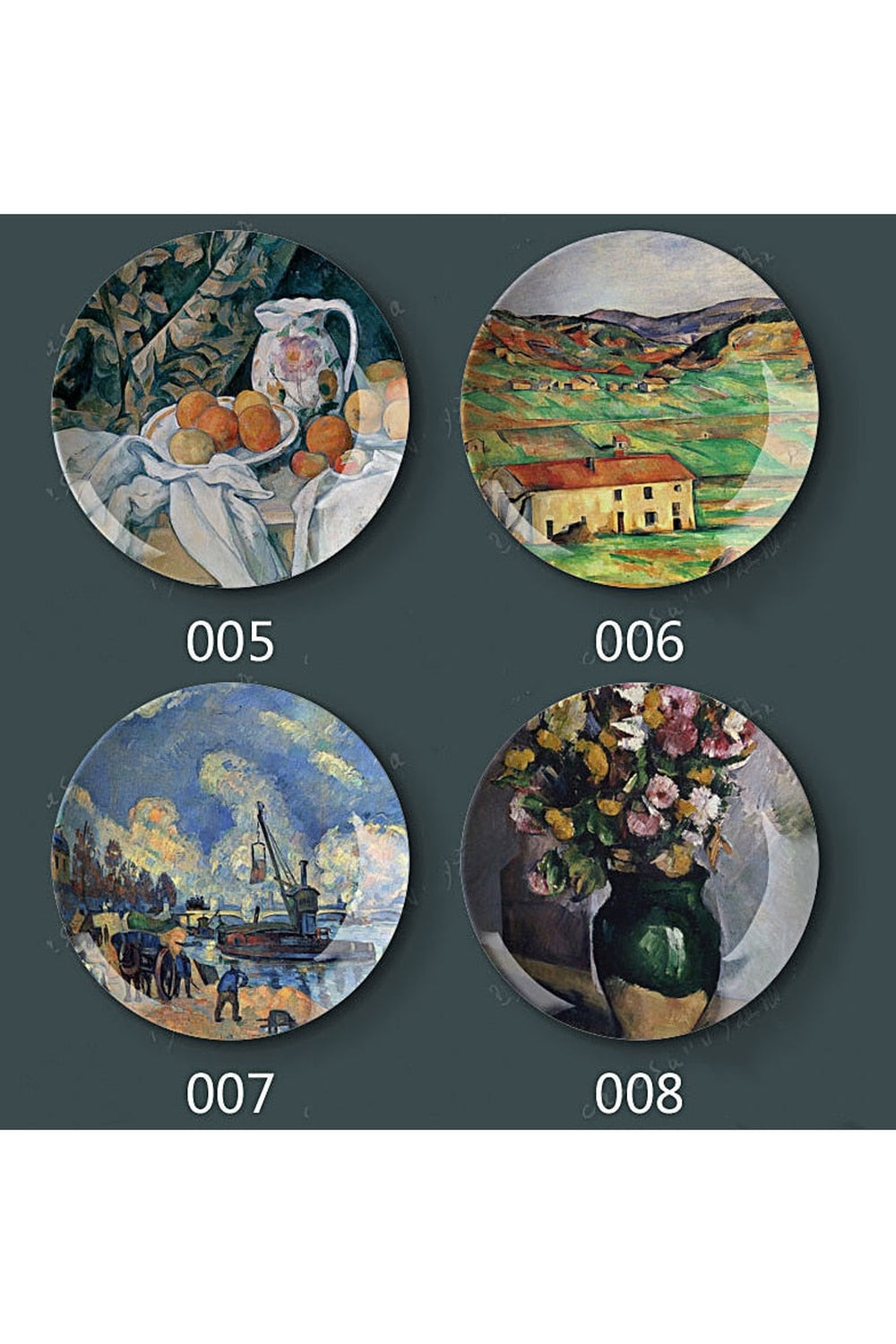 Lisslune | Cezanne inspired decorative plates
