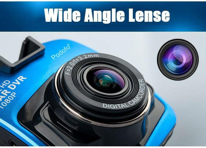 Lisslune | Dash Cam Full HD 1080P + 16GB Card