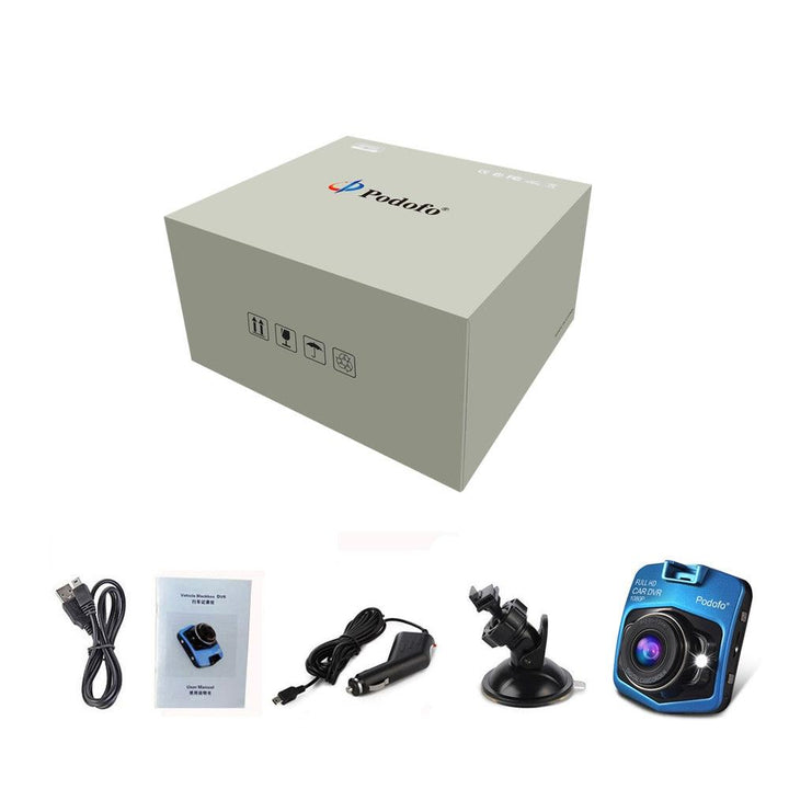 Lisslune | Dash Cam Full HD 1080P + 16GB Card