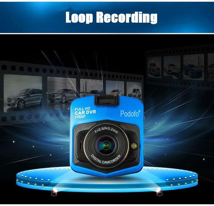 Lisslune | Dash Cam Full HD 1080P + 16GB Card