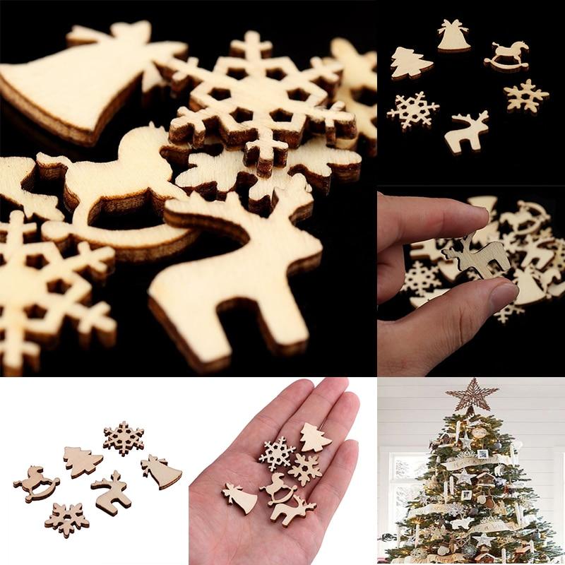Lisslune | Christmas Table Decoration made of Wood (100 pieces)