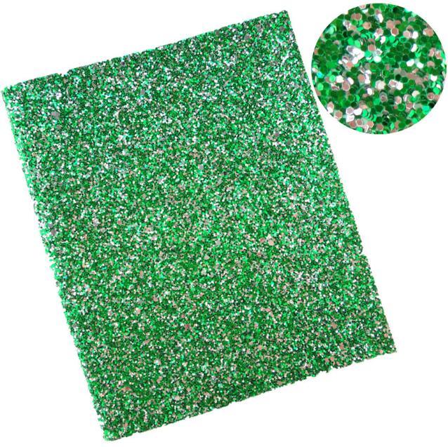 Lisslune | Glittery Synthetic Leather Craft Sheets for Creative DIY - 21CM x 29CM