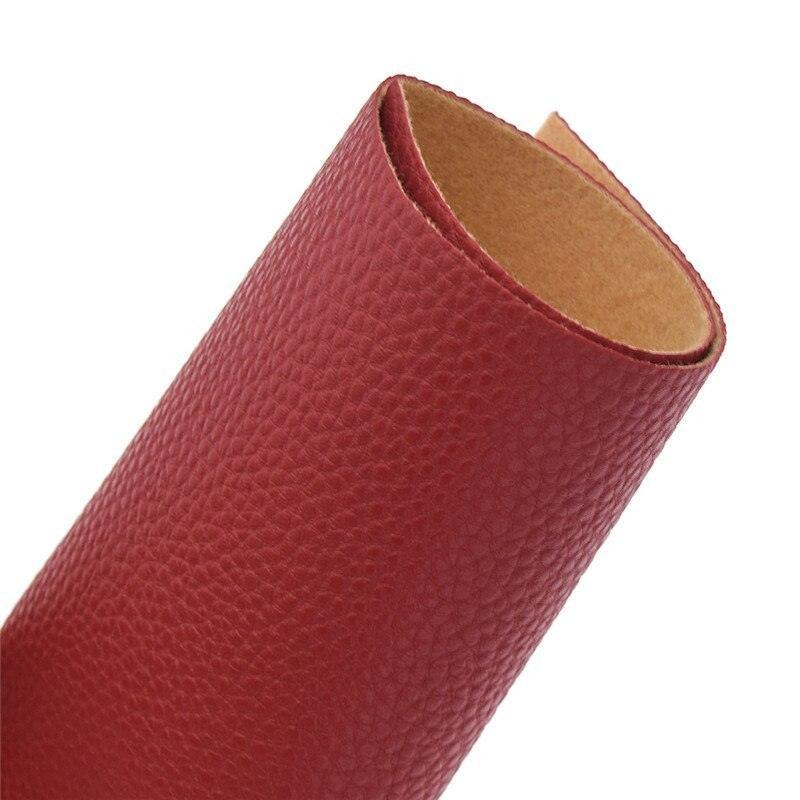 Lisslune | Litchi Textured PVC Craft Sheet: Stylish Faux Leather for innovative DIY creations