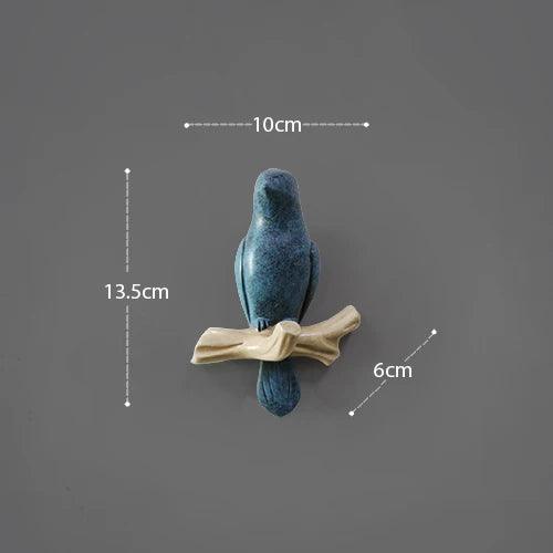 Lisslune | Chic bird-inspired resin wall hook: A combination of style and functionality