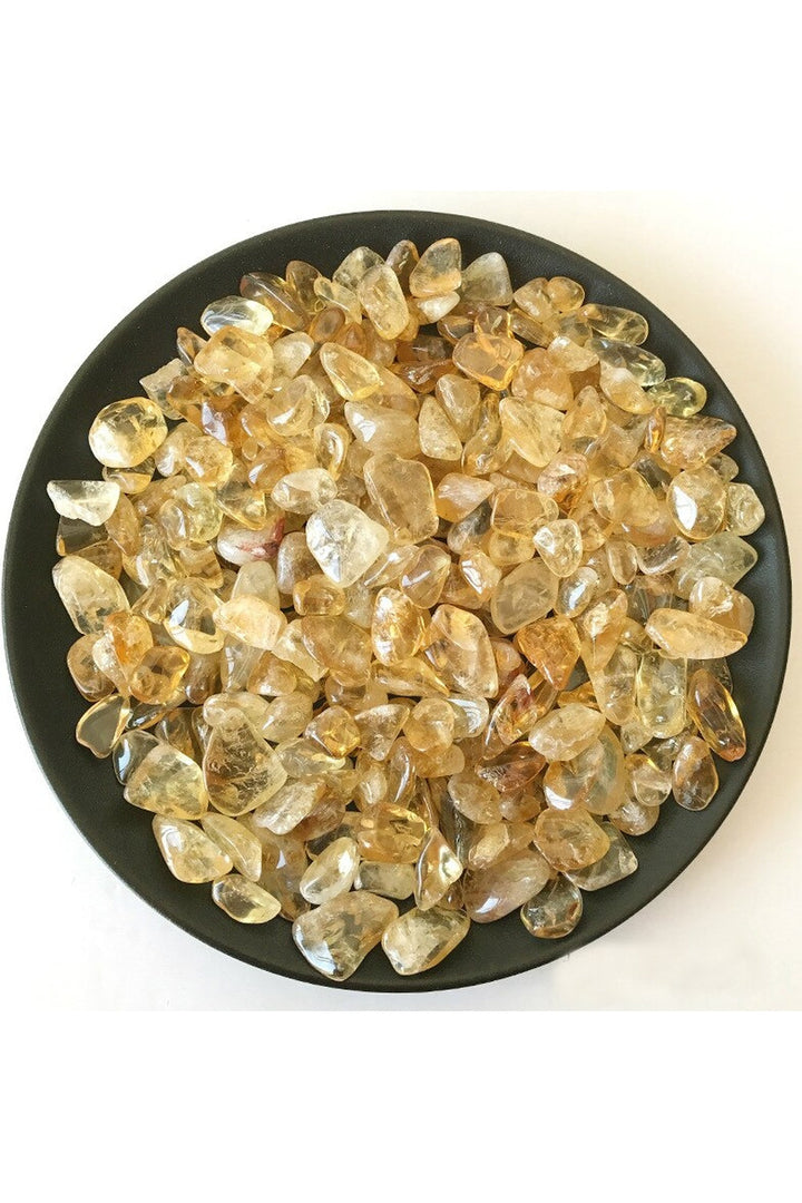 Lisslune | Citrine Yellow Pebble Specimen