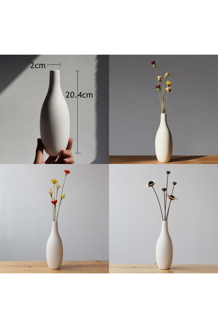 Lisslune | Chic White Vase