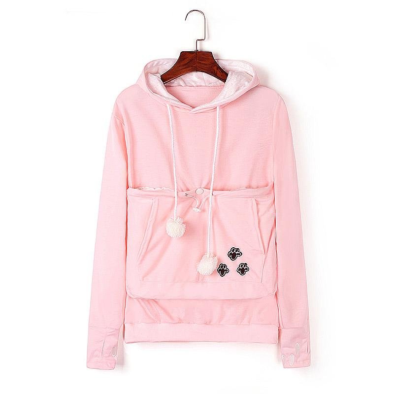 Lisslune | Unisex Cat Sweater with Belly Pocket for Cats