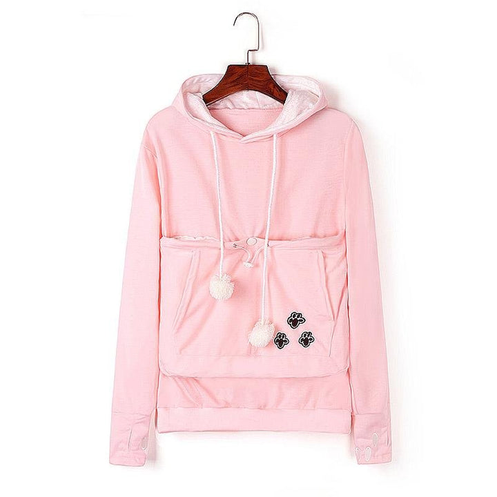 Lisslune | Unisex Cat Sweater with Belly Pocket for Cats