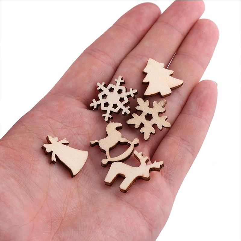 Lisslune | Christmas Table Decoration made of Wood (100 pieces)