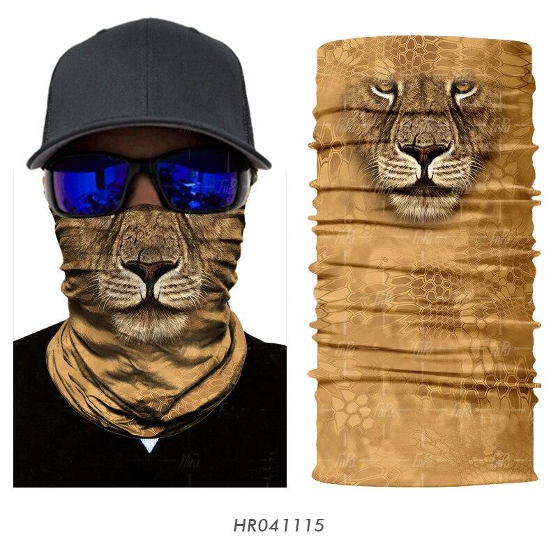 Lisslune | Half face mask bandana with animal motif