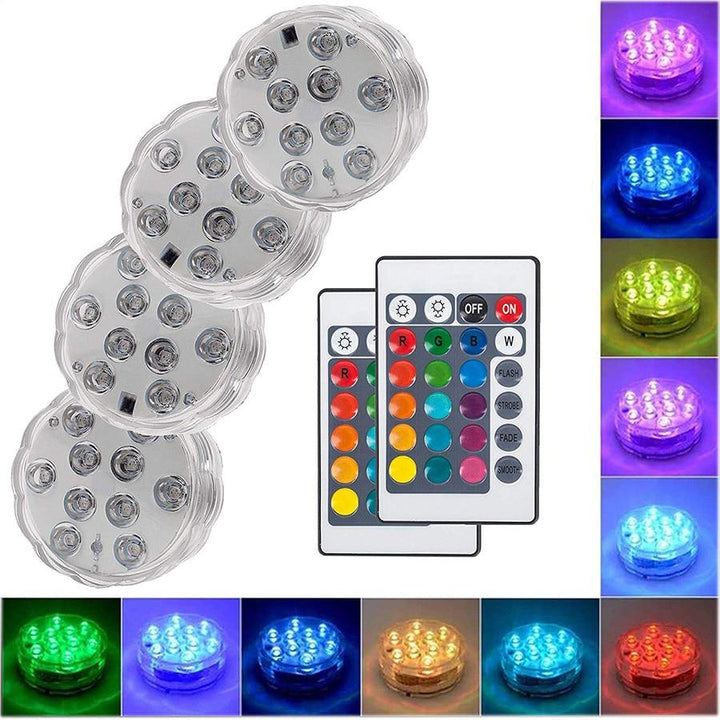 Lisslune | LED Underwater Pool Lighting with Remote Control
