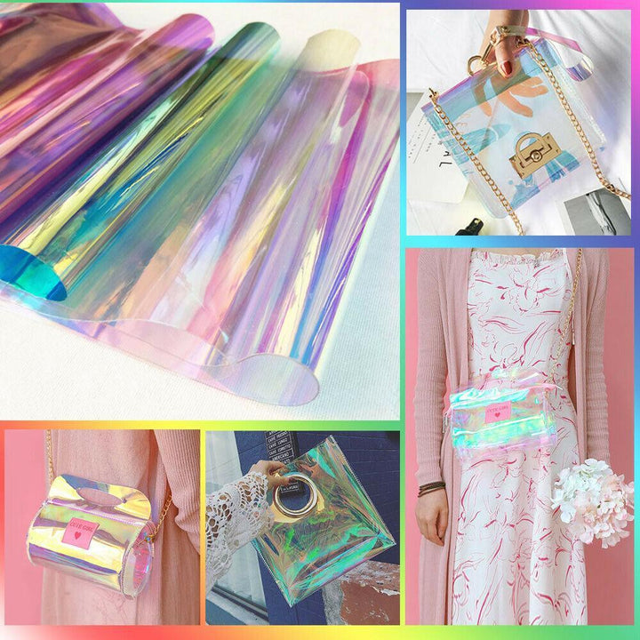 Lisslune | Holographic Iridescent PVC Craft Sheet