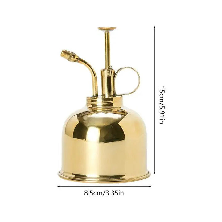 Lisslune | Elegant Brass Succulent Mister Set - Sleek Mini Watering Can with Polished Surface