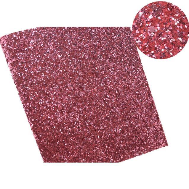Lisslune | Glittery Synthetic Leather Craft Sheets for Creative DIY - 21CM x 29CM