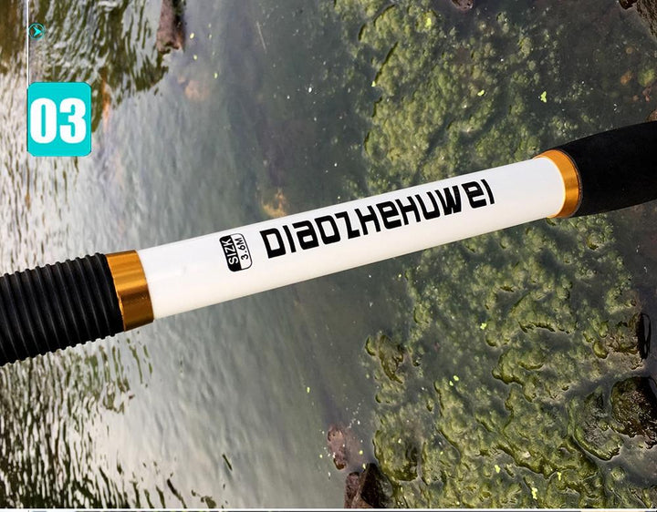 Lisslune | Carbon Fibre Telescopic Fishing Rod
