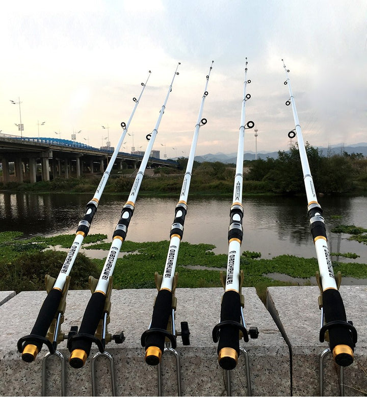 Lisslune | Carbon Fibre Telescopic Fishing Rod