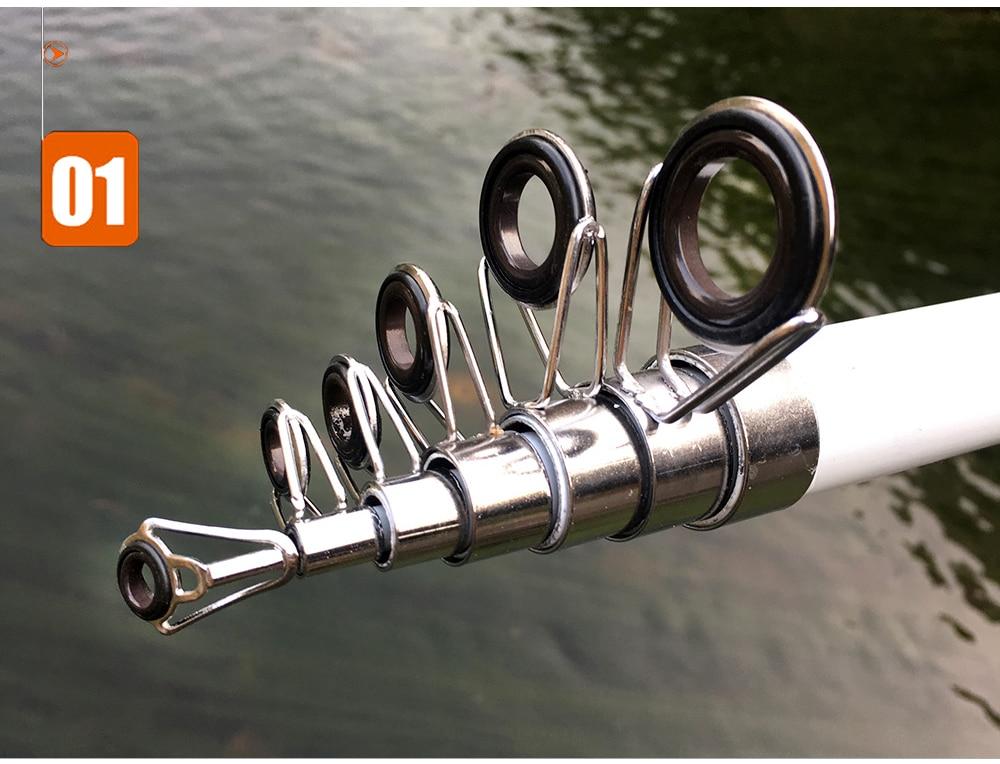 Lisslune | Carbon Fibre Telescopic Fishing Rod