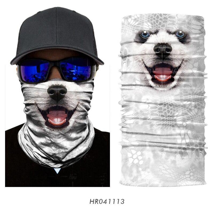 Lisslune | Half face mask bandana with animal motif