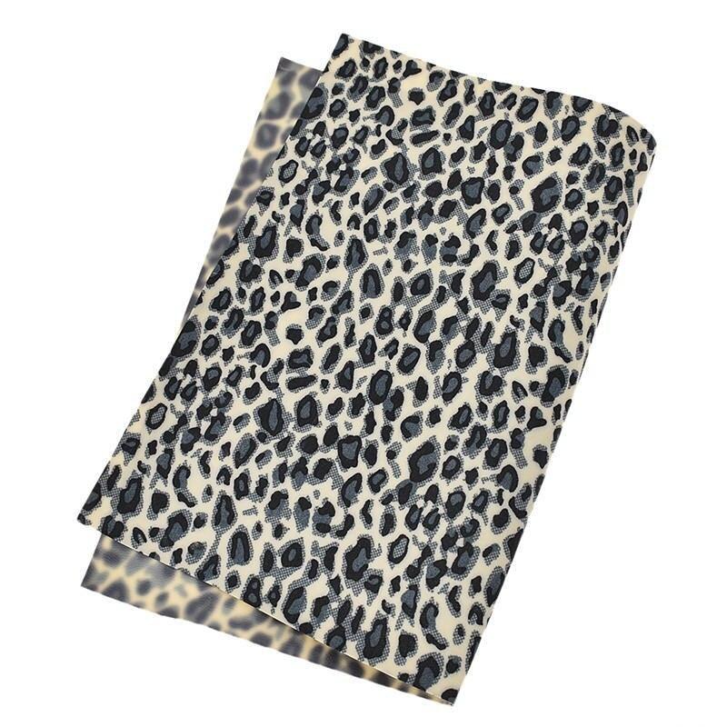 Lisslune | Chic Leopard Print PVC Leather for Trendy DIY Creations