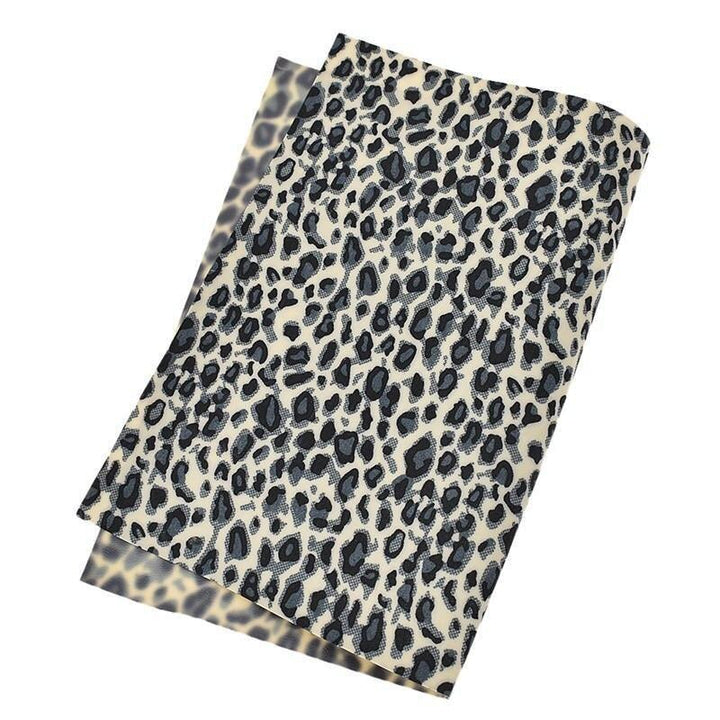 Lisslune | Chic Leopard Print PVC Leather for Trendy DIY Creations