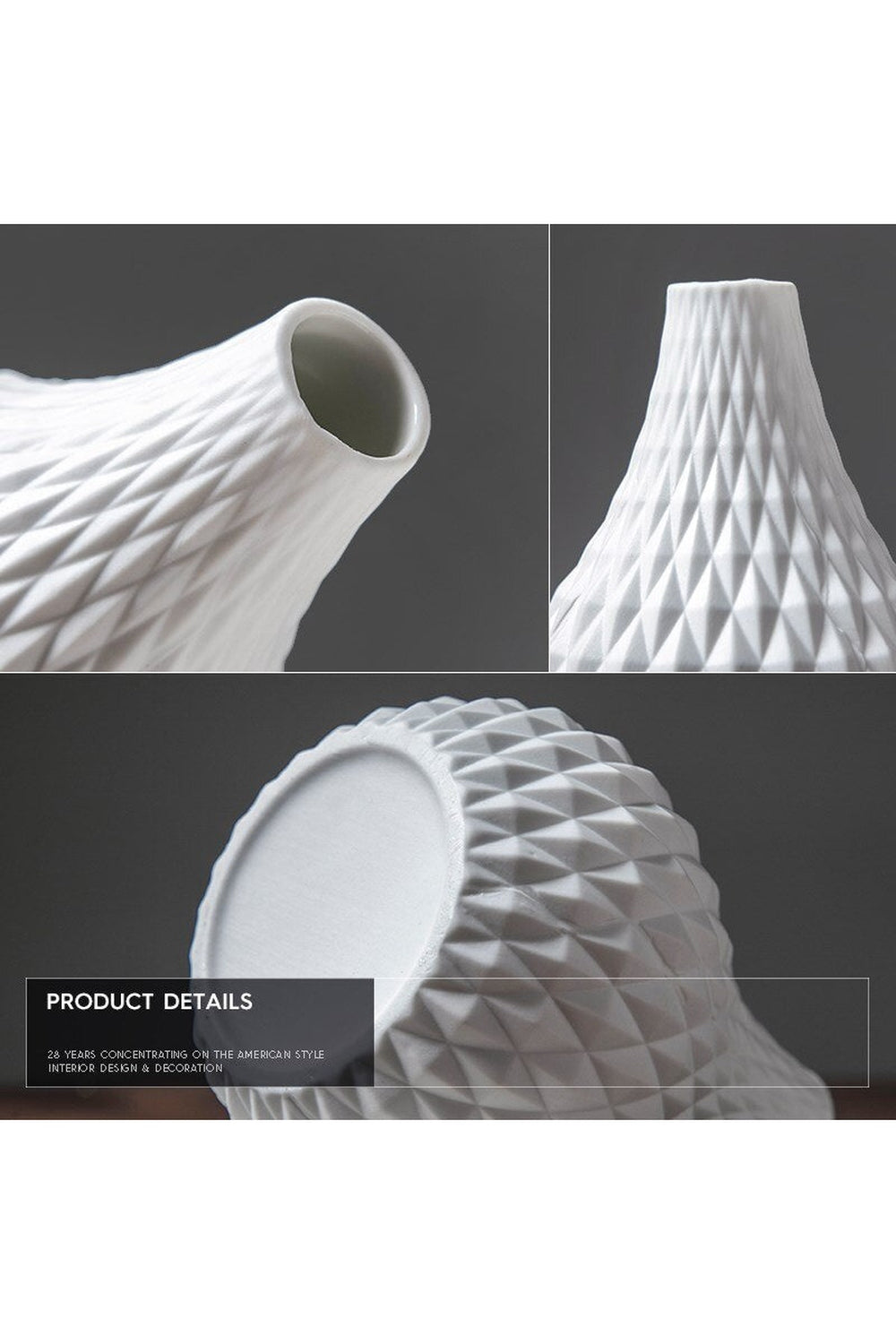 Lisslune | white matte vases