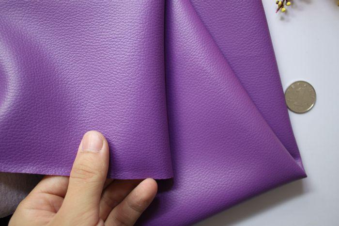 Lisslune | Elegant litchi texture PU leather for artisanal creations