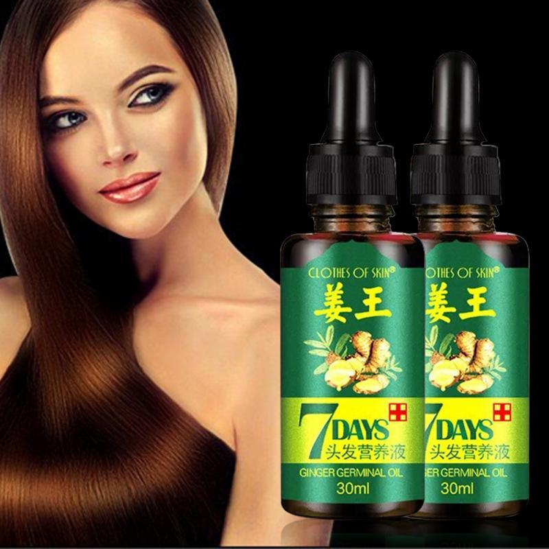 Lisslune | Hair Regrow Oil | 7 Day Hair Regrowth Ginger Serum