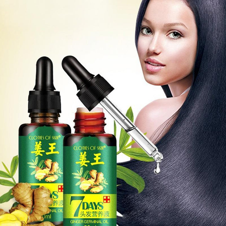 Lisslune | Hair Regrow Oil | 7 Day Hair Regrowth Ginger Serum
