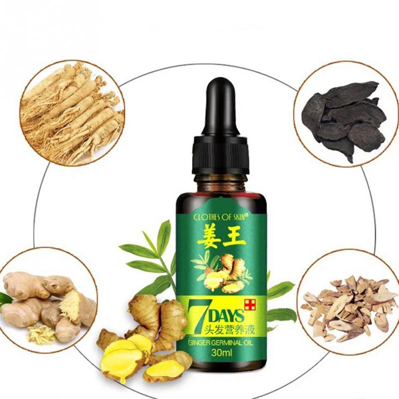 Lisslune | Hair Regrow Oil | 7 Day Hair Regrowth Ginger Serum